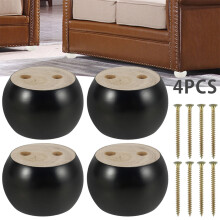 Willstar 4X Wooden Furniture Legs Feet Replacement for for Bed, Cabinet Coffee Table Coffee Table TV Stand Chair Dresser Table feet