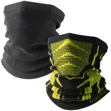 WTACTFUL 2-Pack Neck Gaiters for Men Half Face Neck Warmer Ski Mask for Cold Weather Thermal Neck Gaiter Winter Windproof Breathable Balaclava fo