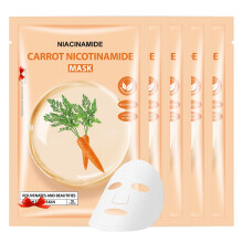 AOPEIBOTO Face Masks Skincare, 5 Pcs Sheet Masks, Hydrating Face Mask for All Skin Types, Long-lasting Moisturizing, Soothing, Even Skin Tone, Ca