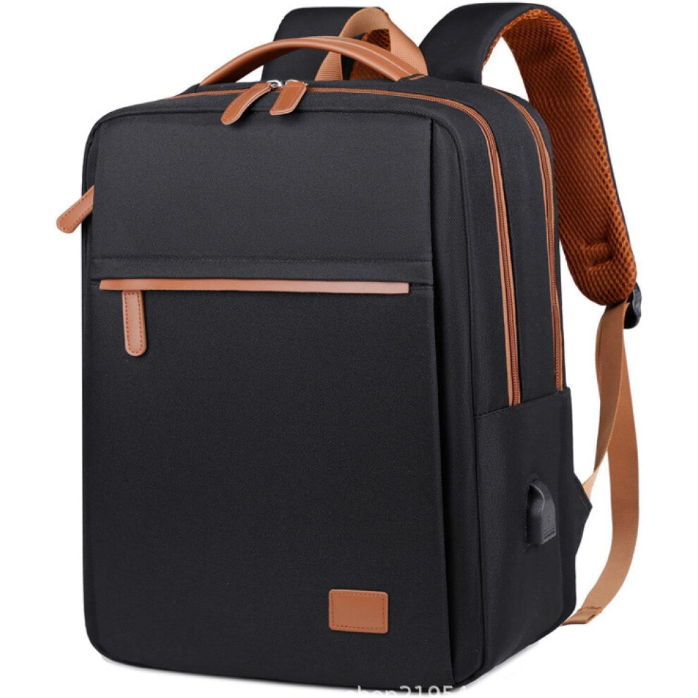 Women's Backpack Multifunctional Business Laptop Backpack Large Capacity Travel Bag, Black 9322103916073