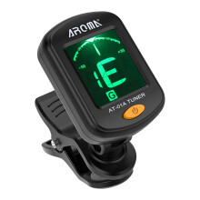 AT-01A Rotatable Clip-on Tuner LCD Display for Chromatic Guitar Bass Ukulele Violin