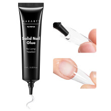 Makartt Nail Glue Extra Strong - New Super Semi Solid Nail Glue for Press On Nails, Long Lasting Upgraded Hema-Free, Quick Drying 20s, Fake Tips
