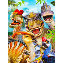 30 x 40 cm, Dinosaur World Diamond Painting Embroidery Di