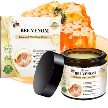 Bee Venom Skin Treatment Cream, Bee Venom Wart And Tag Remover, New Natural Skin Repair Cream, Mole Removal Cream UK, Safe For Face & Body, Vegan