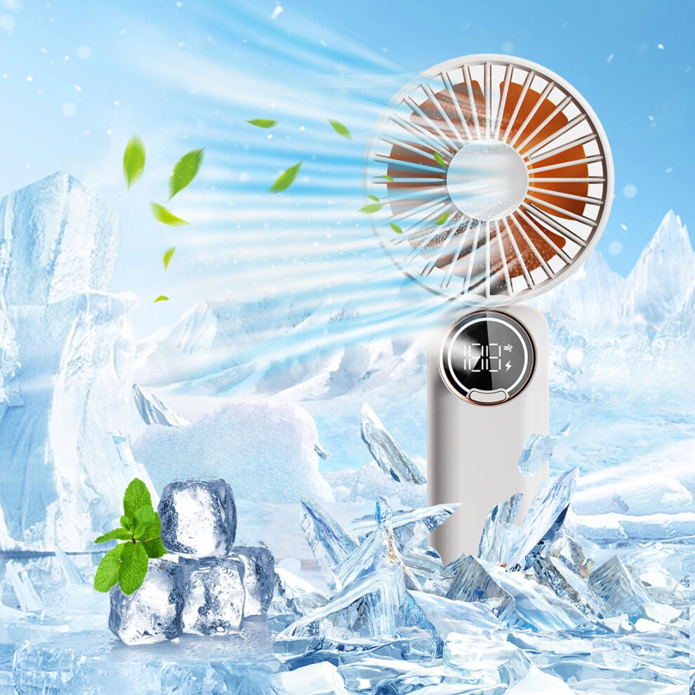Oyigu Silent Usb Portable Small Fan- Lazy Student Hanging Fan-Sports Mini Handheld Folding Fan, Quiet Fan On Clearance 9314556833601