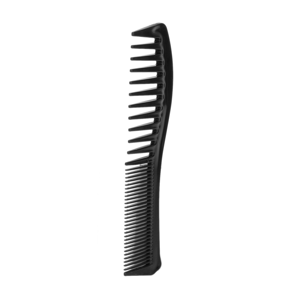 Unisex Detangling Hair Comb Portable Home Salon Fine Wide Tooth Styling Comb Hairdressing Toolblack