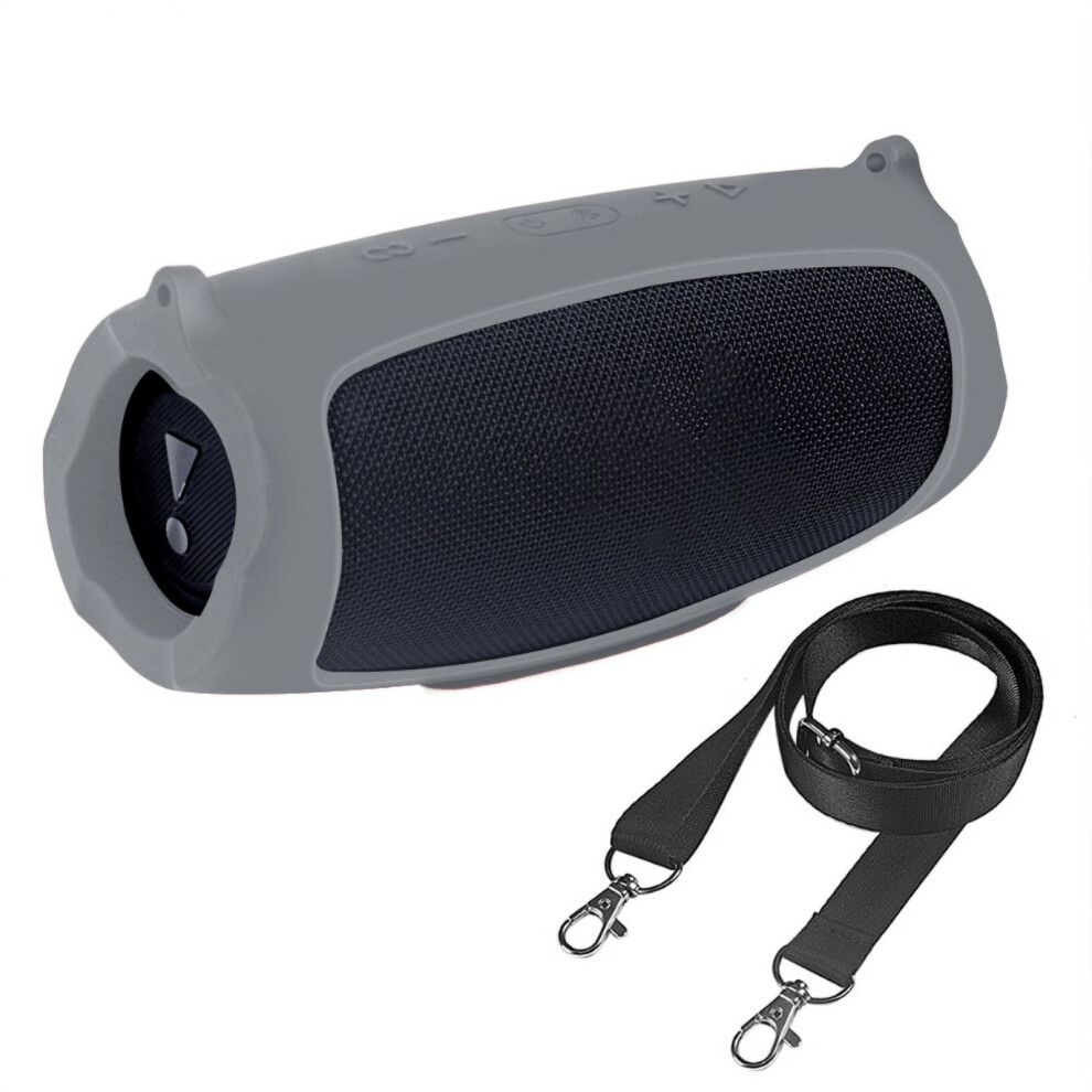 Protective Skin Silicone Case With Strap For -Compatible With Jbl Charge 5 Bluetooth-Compatible Speaker 9338982126052