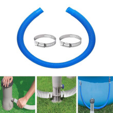 JANDEL 3-Pack 59" Pool Hose, 1.25" Diameter, Compatible with Filter Pumps (330/530/1,000 GPH) for Above Ground Pools