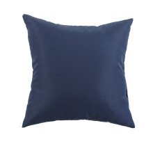 The Lakeside Collection Chaise Lounge Cushion - Solid Color Outdoor Lounge Chair Cushion - Navy