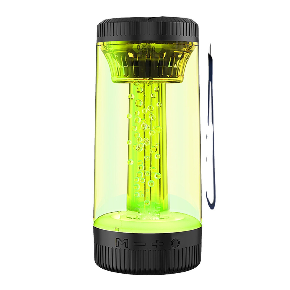 Paveos Bluetooth 5.0 Colorful Streamer Mini Audio, Portable Outdoor Subwoofer Surround Sound Hifi Speaker, Compatible With Black 9338982127219