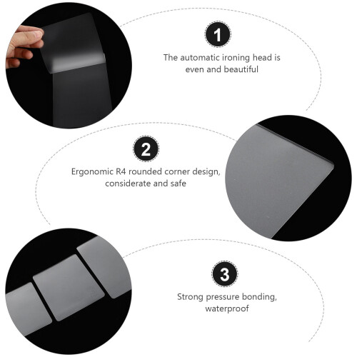 Scratch-resistant Photo Laminate Waterproof Plastic Films Practical Laminating Protective Picture 3 Sets 1