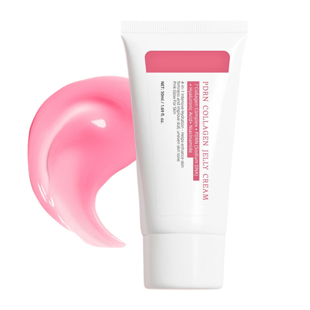 Albsknblue Salmon/Cream Dna Pdrn Collagen Jelly -Pdrn Collagen Face ,Korean Collagens Jelly ,Skin Repair ,Niacinamide,Glow, Hydrating, Firming