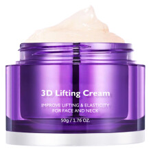 3D Lifting Cream, Korean Moisturizer for Face, Anti-Aging Facial Night Cream for Women, Instant Face Lift Cream with Peptides, Anti Wrinkle, Firm