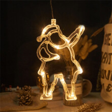 Clearance Sale! Colorful Flashing Christmas String Lights with Suction Cups for Holiday Room & Window Decoration