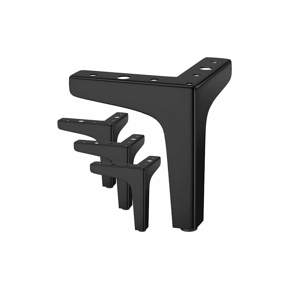 Set Of 4 Metal Hairpin Furniture Legs, 600 Kg Load Capacity, Compatible With Cabinet, Sofa, Table Â Modern Triangular Design, 17 Cm [Hk] 9377112382418