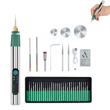 DIY Engraving Pen Kit, USB Rechargeable Mini Tool for Metal, Wood, Glass, Plastic – Compatible with Home, Patio, Garden – Gift for Men & Women