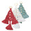 3Pcs Christmas Tree Macrame DIY Kit Christmas Handmade Macrame Woven Tree DIY Kit 1
