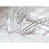 Sparkling Silver Earrings -Hoop with White Strass/Rhinestones 9 cm Silver 3