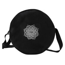 New yoga wheel bag nylon mandala flower print yoga circle bag