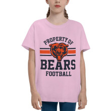 Chi_Bears Kids Short Sleeve Shirt Sports Football Team Logo for Baseball Fans Gifts Suitable For Boys And Girls