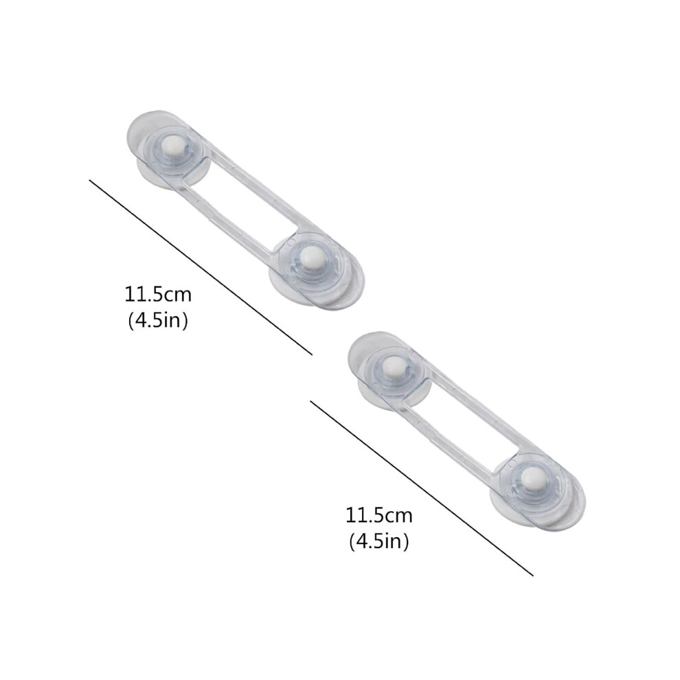 Xubond Kitchen Faucets Children Security Locks Transparent Cupboard Door Lock MultiPurpose Latches For Cabinets Drawers Refrigerators Faucet Tools