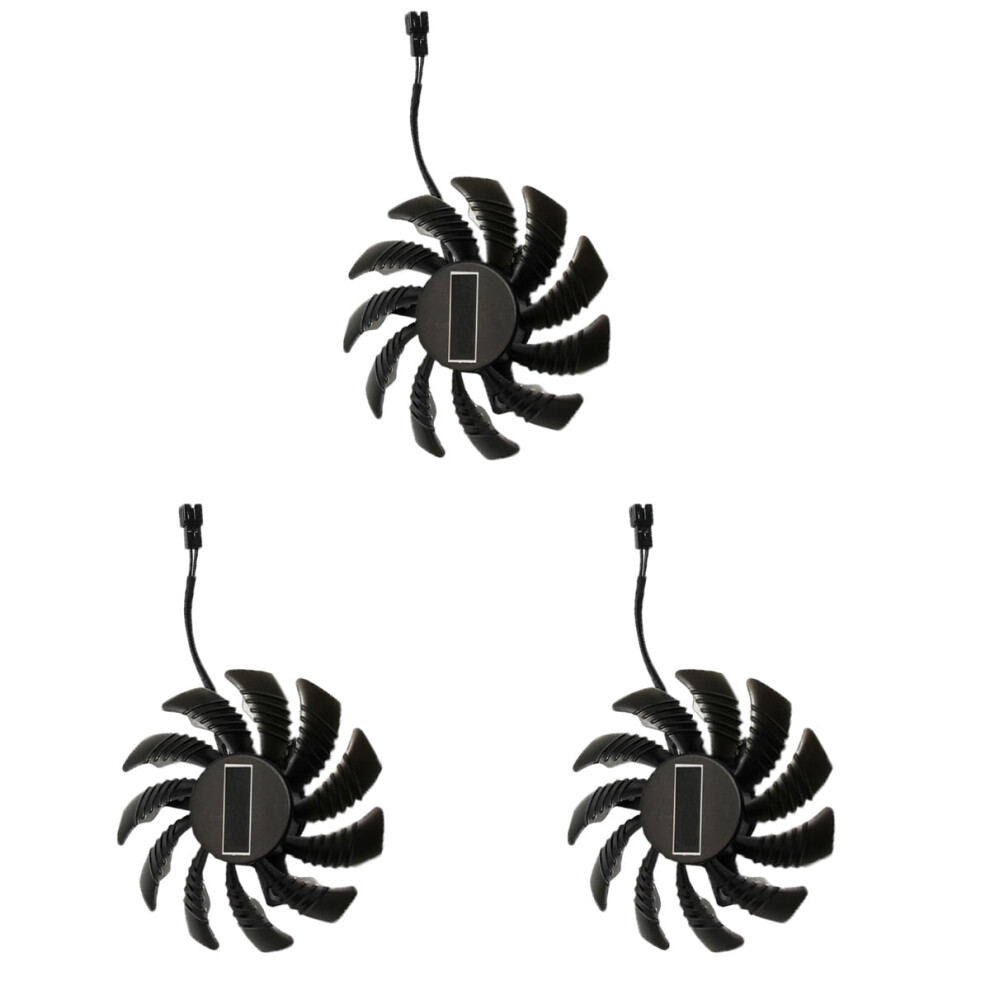 3 Pack Graphics Card Cooling Fan Replacement Computer Gpu Part Video Cooler Abs 9027700918870