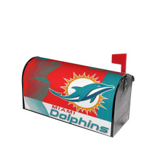 Dolphins Team Mailbox Cover Equipped with magnetic mailbox protective cover mailbox protective cover