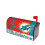Dolphins Team Mailbox Cover Equipped with magnetic mailbox protective cover mailbox protective cover 1