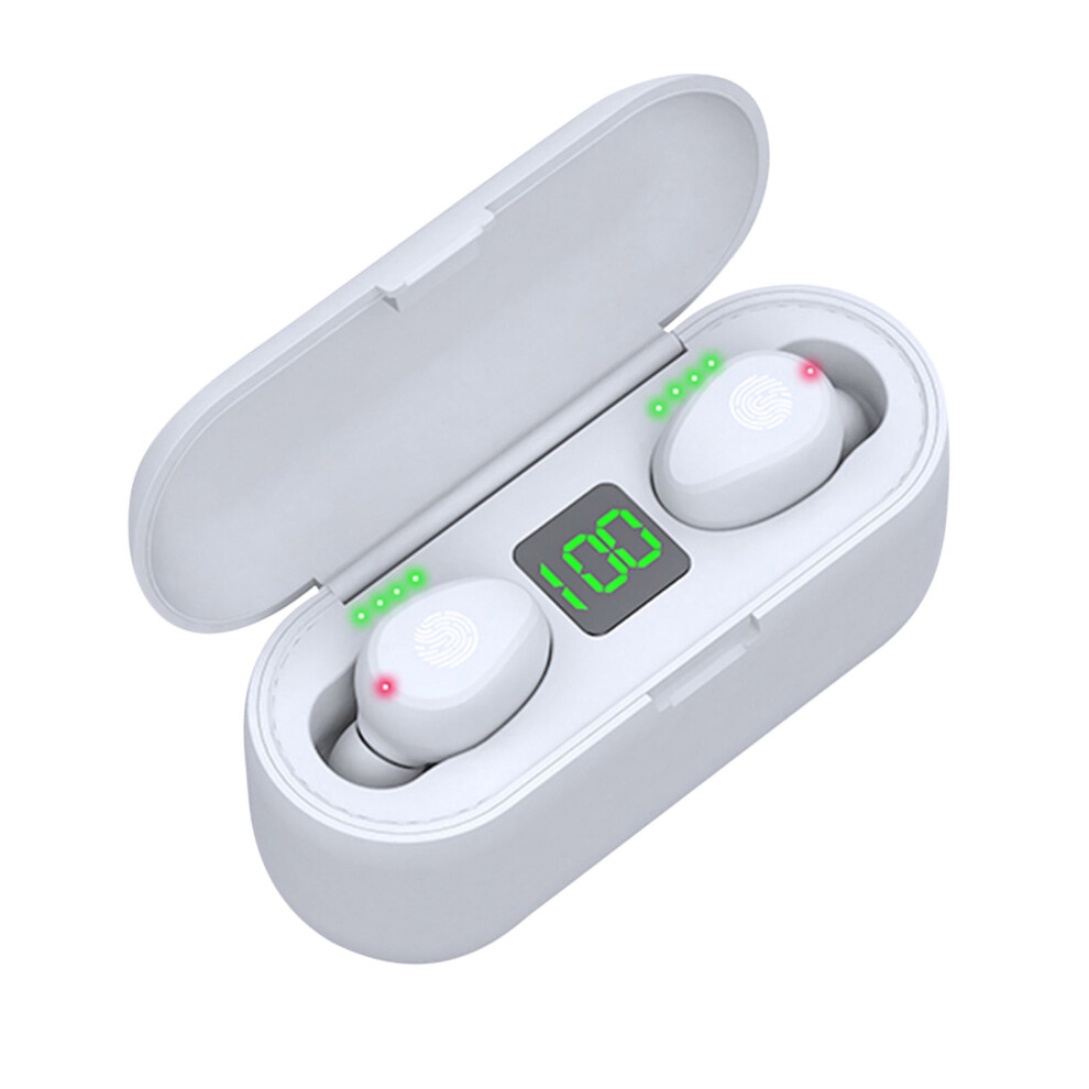 Eqwljwe Mini Twins Wireless Headset Bluetooth 5.0 Stereo Headphone In-Ear Earphones Earbuds With Mic Bluetooth Headset Holiday Clearance 9422877272266