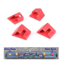 4PC-Clips zur Reparatur von Heckklappen für Nissan QASHQAI 2006-2013