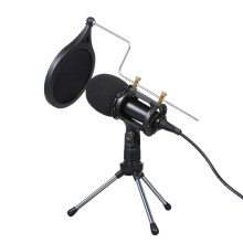 Asija Wired Condenser Mic 3.5mm for Computer, compatible with PC Phone, Studio Audio for Video Conferencing, Recording, Chatting, KTV Karaoke with
