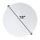 VeZee's White Hammered Plastic 13" Chargers (8 Count) - Great for Dinner Parties 4