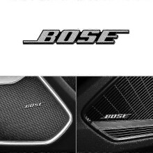 4PCS Auto 3D-Metall Aluminium Audio Dekoriere Emblemaufkleber für Bose Universal Auto Zubehör