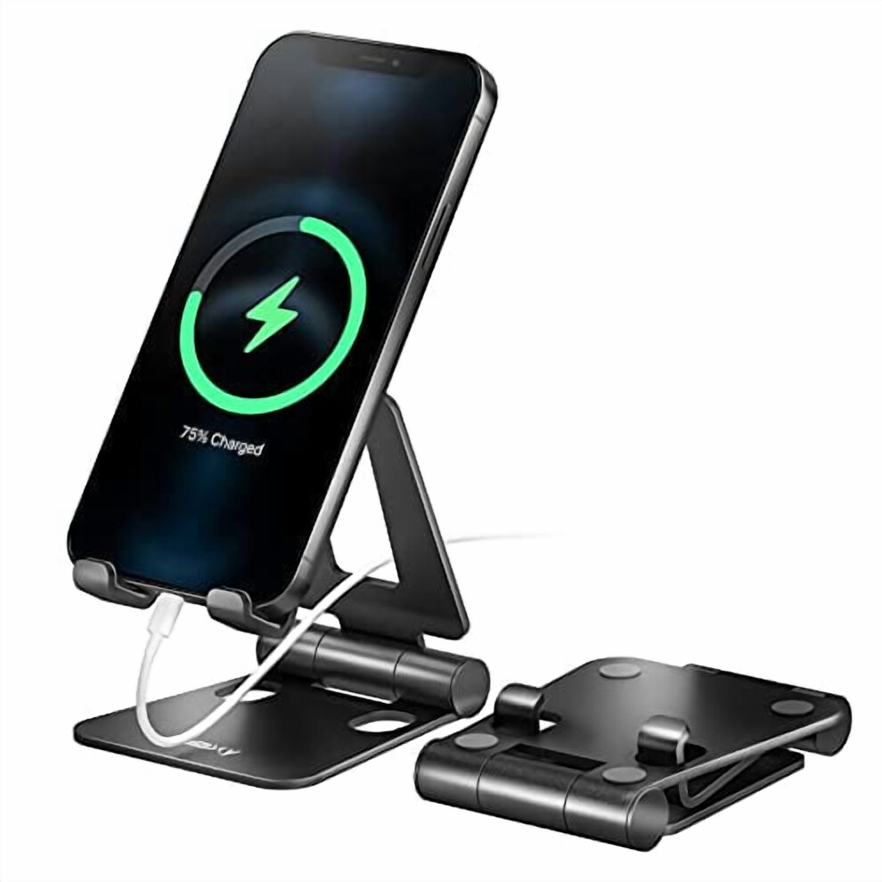 Nulaxy A4 Foldable Phone Stand, Adjustable Desktop Holder Cradle Dock Compatible With Iphone 11 Pro/Xs/Xs Max/Xr/X/8, Ipad Mini, Nintendo Switch, 9399596997988