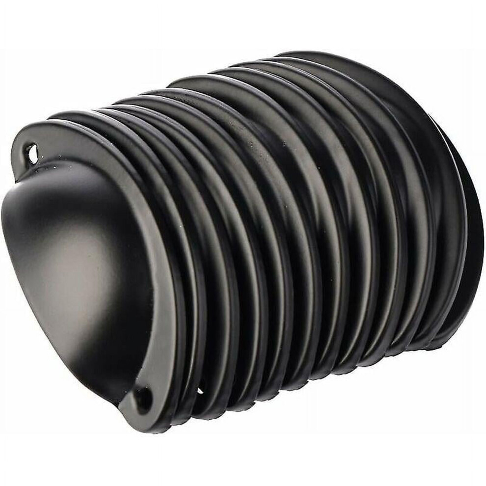 12 Vintage Shell Pull Handle For Kitchen Cabinet Cabinet Drawer, Curved Iron Retro Cupboard Door Knob 8.2Cm X 3.5Cm Black 9399596998732