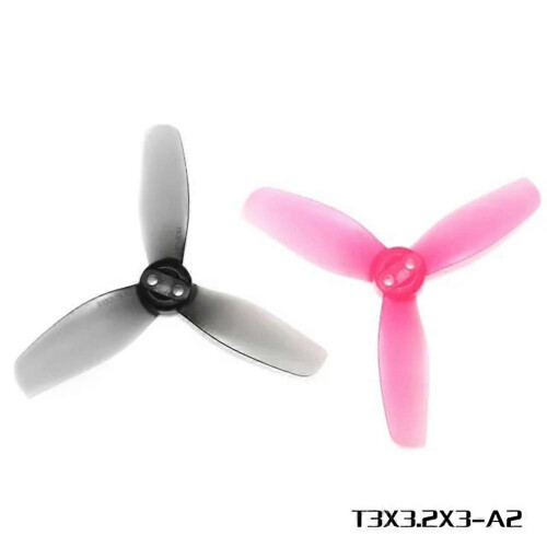 2 ζεύγη T3X3.2X3 3-Blades Προπέλα 3 ιντσών 2CW+2CCW PC Προπέλα για αξεσουάρ DJI AVATA2 FPV Drone Γκρι 1