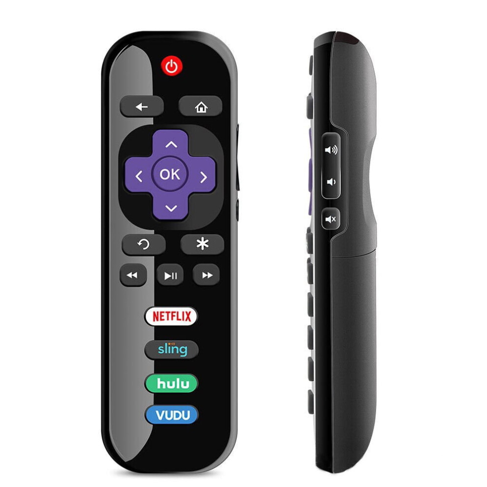 Compatible With Tcl Roku Replacement Rc280 Remote With Netflix Sling Hulu Vudu Key 32S301 43S403 9085618224513