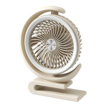 VALSEEL Fan Home Office Silent USB Charging Small Fan Student Dormitory Desktop Night Light