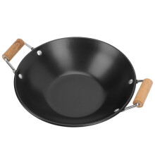 Guangmc Stainless Steel Wok Pan for Cooking and Frying