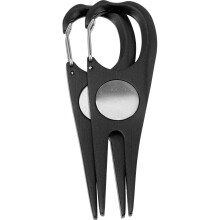 2 Pcs Golf Green Fork Metal Golfs Marker Golf Range Golf Foldable Marker Portable Golfs Marker Man