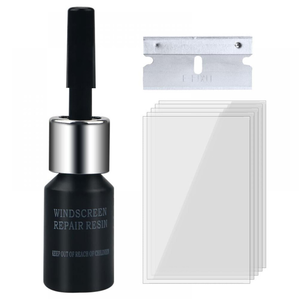 Windshield Crack Repair Resin + Blade + Strip, Automotive Nano Fluid Glass Filler, Fast Repair Chip, Crack, Bull Eye And Star Crack 9085618227699