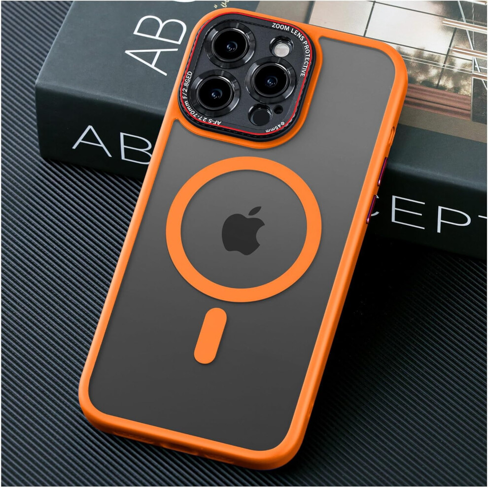 Phone Case Compatible With Iphone 15 Pro Max, With Camera Lens Protection, Magsafe Compatible, Mil-Grade Shockproof, Translucent 9085618746787