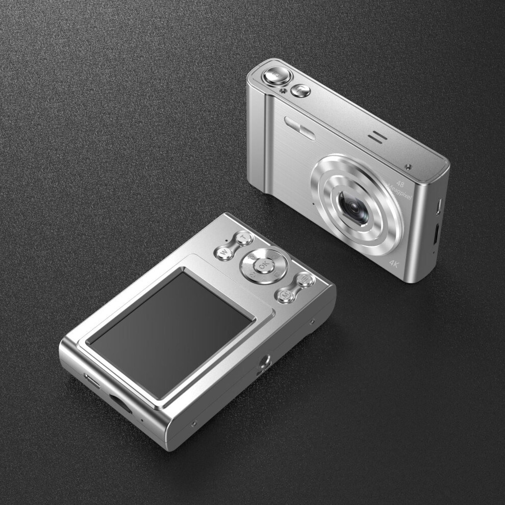 Daiosportswear Clearance 4K Digital Camera Hd Student Campus Home 16X Zoom Travel Camcorder Birthday Gifts Silver 9085618746350