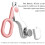 Pet nail clippers with LED light Pink 2