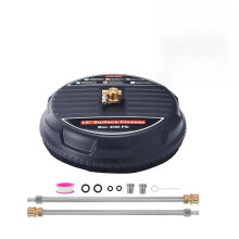 15 Inch Pressure Washer Surface Cleaner 4000 PSI with 2 Extension Wands for Driveways Patios Concrete