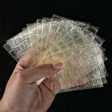 20 Sheets Waterproof Double Sided Nail Glue Tabs for Press On Nails Reusable Adhesive Stickers