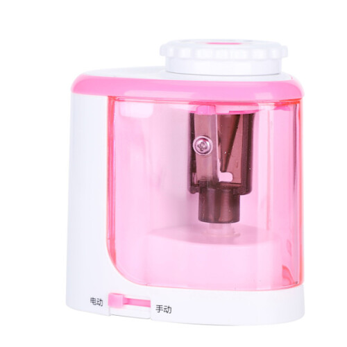 Automatic Electric Pencil Sharpener, Portable Battery Powered Manual for Student Classroom 1