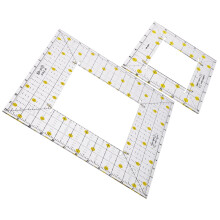 2pcs Patchwork Ruler Quilting Cutting Ruler Patchwork Cutting Template Sewing Supply