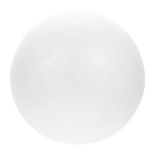 Weiwei 6" White Craft Foam Ball for Art, Craft, Projects & Christmas Decoration