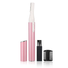 NUOLUX Women Electric Facial Hair Eyebrow Trimmer Razor (Pink)